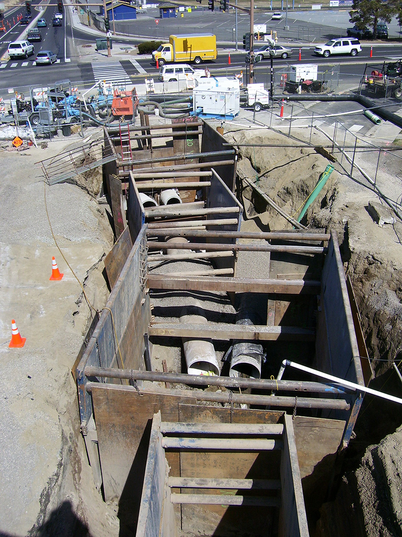 Spanish Springs sewer interceptor installation